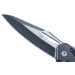 Couteau pliant Herbertz 596511 manche squelette en acier inoxydable noir 11cm