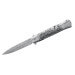 Couteau pliant Herbertz 584013 motif tête de mort manche inox 12,3cm