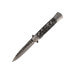 Couteau pliant Herbertz 584013 motif tête de mort manche inox 12,3cm