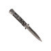 Couteau pliant Herbertz 584013 motif tête de mort manche inox 12,3cm