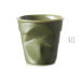 Tasse Revol Espresso Froissé 8cl en porcelaine Vert Garrigue