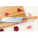 Couteau santoku Sabatier Éléphant Idéal Forgé 17cm manche en olivier