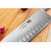 Couteau santoku Sabatier Éléphant Idéal Forgé 17cm manche en olivier