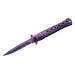 Couteau pliant Herbertz 584713 manche inox avec revêtement coloré 12,7cm