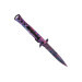 Couteau pliant Herbertz 584713 manche inox avec revêtement coloré 12,7cm