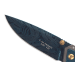 Couteau pliant Herbertz 533912 manche en acier inox finition damassée 11,3cm