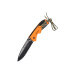 Couteau pliant Herbertz 564712 manche en ABS orange 12cm avec cordon