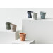 Tasse Revol Espresso Froissé 8cl en porcelaine Gris Galet