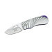 Couteau pliant Herbertz 561009 manche aluminium décor spiral 9cm