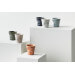 Tasse Revol Cappuccino Froissé 18cl en porcelaine Bleu Mistral