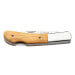 Couteau pliant Herbertz 587 manche en bois 10cm avec mitre acier