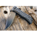 Couteau pliant Camillus Erupt manche en nylon noir et fibres de verre à motif cubique 7,8cm