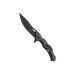 Couteau pliant Herbertz 592912 squelette blackwashed manche inox/alu 12cm