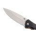 Couteau pliant Herbertz 568411 manche ajouré en alu noir / plaquette inox bronze 11,5cm
