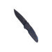 Couteau pliant Herbertz 571612 stonewashed manche inox ajouré 12cm