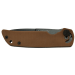 Couteau pliant Camillus Mini Cuda manche en G10 marron 9,5cm 