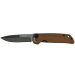 Couteau pliant Camillus Mini Cuda manche en G10 marron 9,5cm 