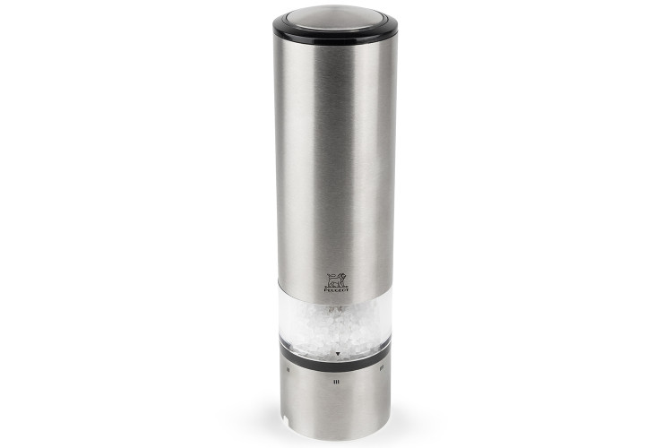 Moulin &agrave; sel &eacute;lectrique Peugeot Elis Sense U'Select 20cm en inox avec &eacute;clairage