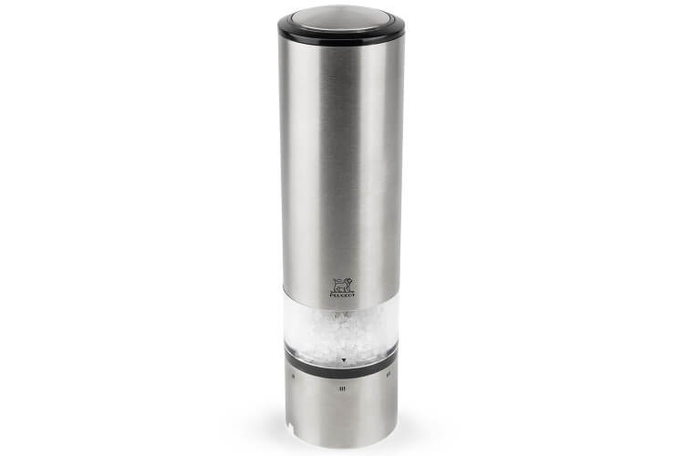 Moulin à sel électrique Peugeot Elis Sense U'Select 20cm en inox avec éclairage