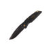 Couteau pliant Herbertz 584612 manche avec index cranté stonewashed sombre tout inox 12cm