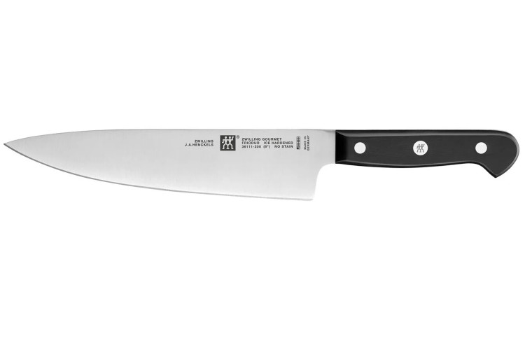 Couteau de chef ZWILLING Gourmet 20cm manche rivet&eacute;