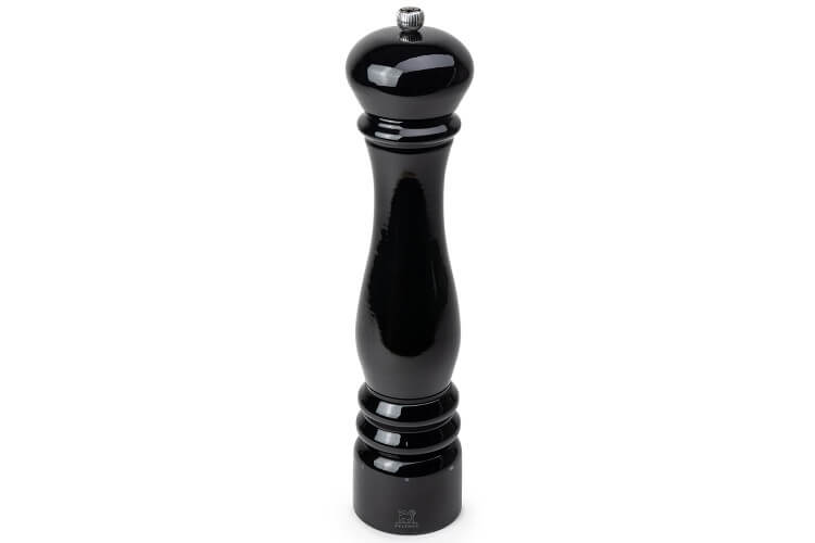 Moulin électrique rechargeable Peugeot Paris U'Select 34cm en bois laqué noir
