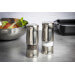 Coffret duo de moulins électriques à sel et à poivre Peugeot Zeli 14cm en ABS brossé