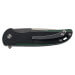 Couteau pliant Herbertz 308912 manche G10 texturé noir et vert 12cm et clip de poche
