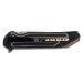 Couteau pliant Herbertz 533813 manche cranté aluminium noir / bronze 12,5cm