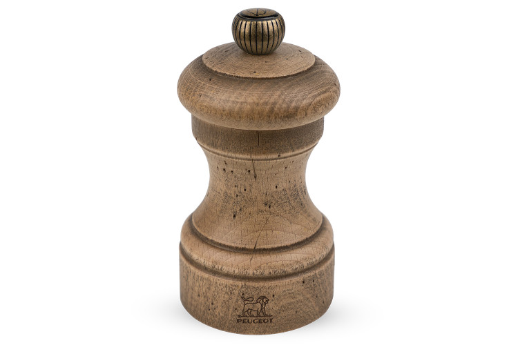 Moulin &agrave; poivre manuel Peugeot Bistro Specials Antique 10cm en h&ecirc;tre patin&eacute;