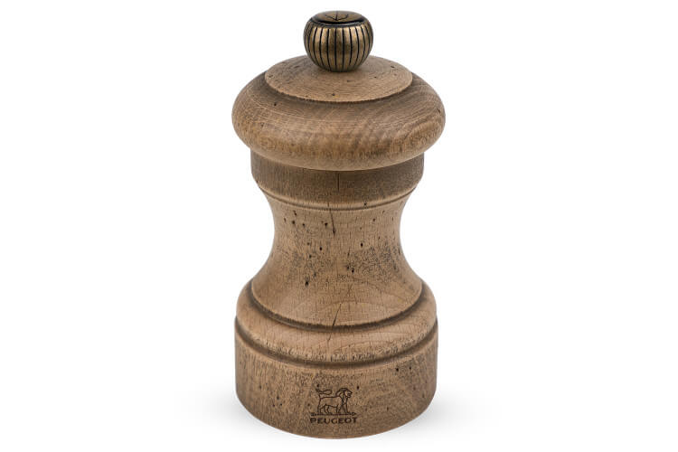 Moulin à poivre manuel Peugeot Bistro Specials Antique 10cm en hêtre patiné
