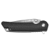Couteau pliant Camillus TRC lame à effet miroir manche en fibre de carbone noir 10,9cm