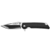 Couteau pliant Camillus TRC lame à effet miroir manche en fibre de carbone noir 10,9cm