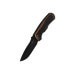 Couteau pliant Herbertz 533512 lame noire et manche ergonomique bi-matière 12cm