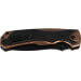 Couteau pliant Herbertz 533512 lame noire et manche ergonomique bi-matière 12cm