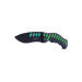Couteau pliant Herbertz 565912 manche cranté aluminium noir / vert 12,2cm
