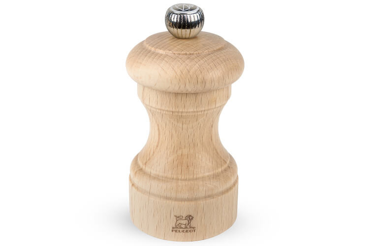 Moulin à sel manuel Peugeot Bistro 10cm en bois naturel