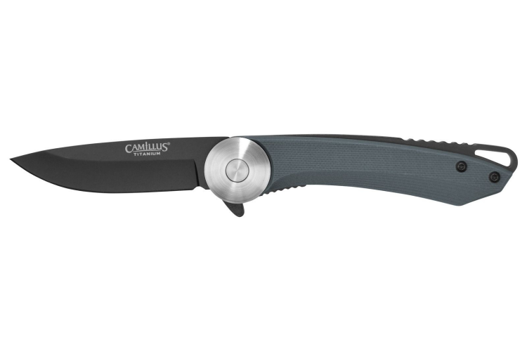 Couteau pliant Camillus Cirque manche en G10 bleu 10,8cm