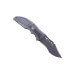 Couteau pliant Herbertz 567512 manche à l'index cranté en aluminium bleu et argent 11,5cm