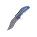 Couteau pliant Herbertz 567512 manche à l'index cranté en aluminium bleu et argent 11,5cm