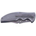 Couteau pliant Herbertz 567512 manche à l'index cranté en aluminium bleu et argent 11,5cm