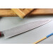 Couteau yanagiba japonais artisanal Kajiwara Suminagashi 33 couches 24cm