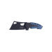 Couteau pliant Herbertz 592012 lame couperet manche alu noir / bleu 12cm