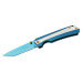 Couteau pliant Herbertz 591811 Titanblue tout inox 11cm