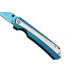 Couteau pliant Herbertz 591811 Titanblue tout inox 11cm