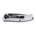 Couteau pliant Herbertz 566311 lame noire et manche aluminium argenté / jaune 11,4cm