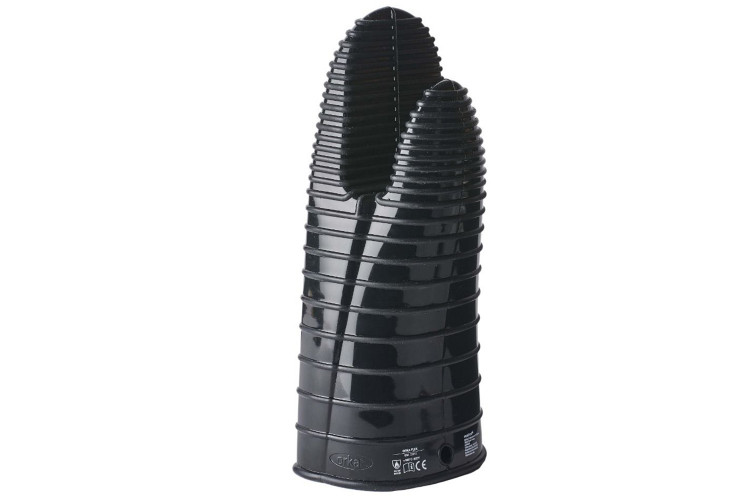 Gant de cuisine Mastrad Orka Flex XXL en silicone noir &agrave; rainures