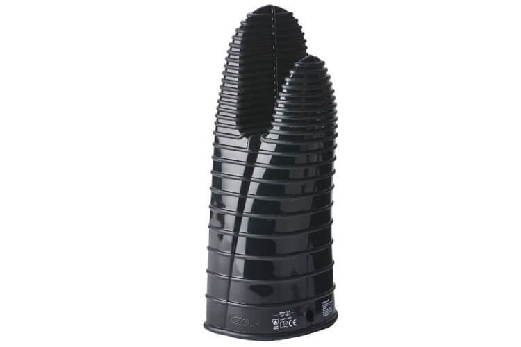 Gant de cuisine Mastrad Orka Flex XXL en silicone noir à rainures