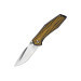 Couteau pliant Herbertz 568512 manche aluminium décor stries dorées 11,5cm