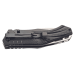 Couteau pliant Herbertz 588412 manche texturé en ABS/Aluminium noir et gris 12cm